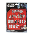 Conjunto de 24 ímanes Star Wars - Batalha