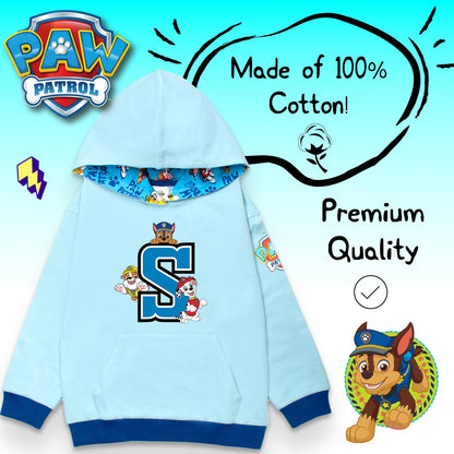 Pat’ Patrouille Sweat à capuche garçon-bleu