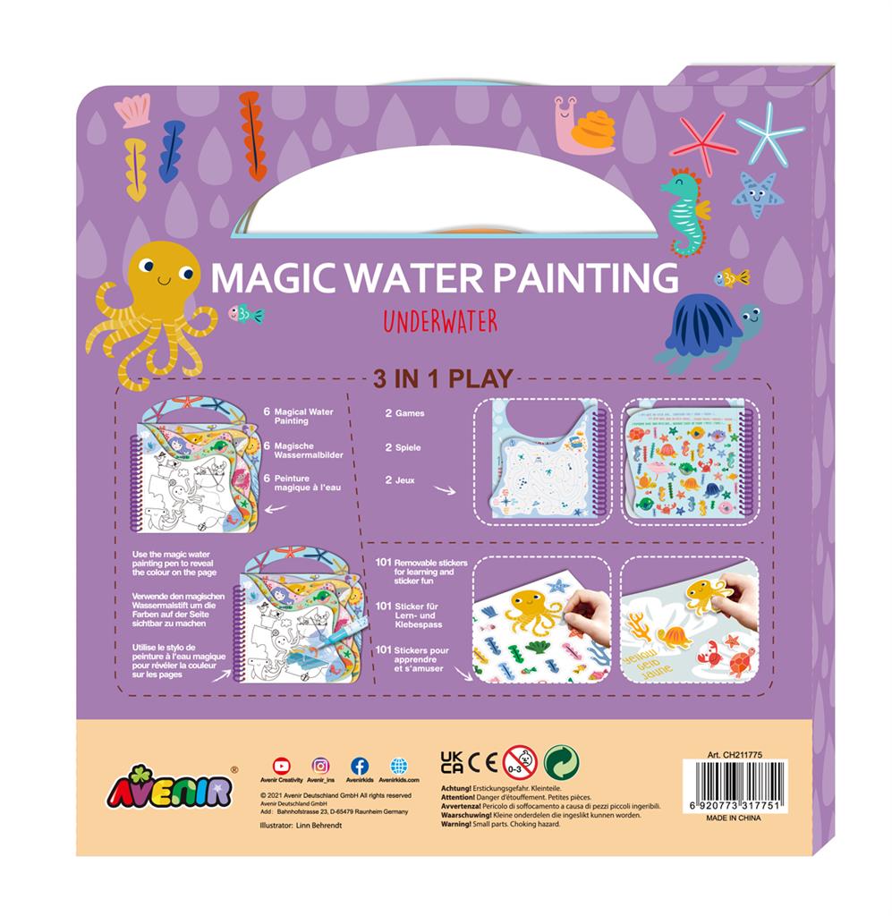 Pintura com Água – La Vie Sous-Marine