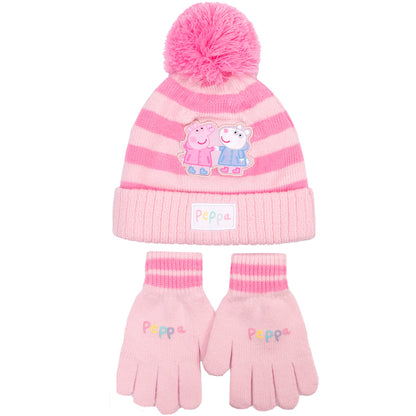 Peppa Pig Children's Winter Hat & Gloves Set