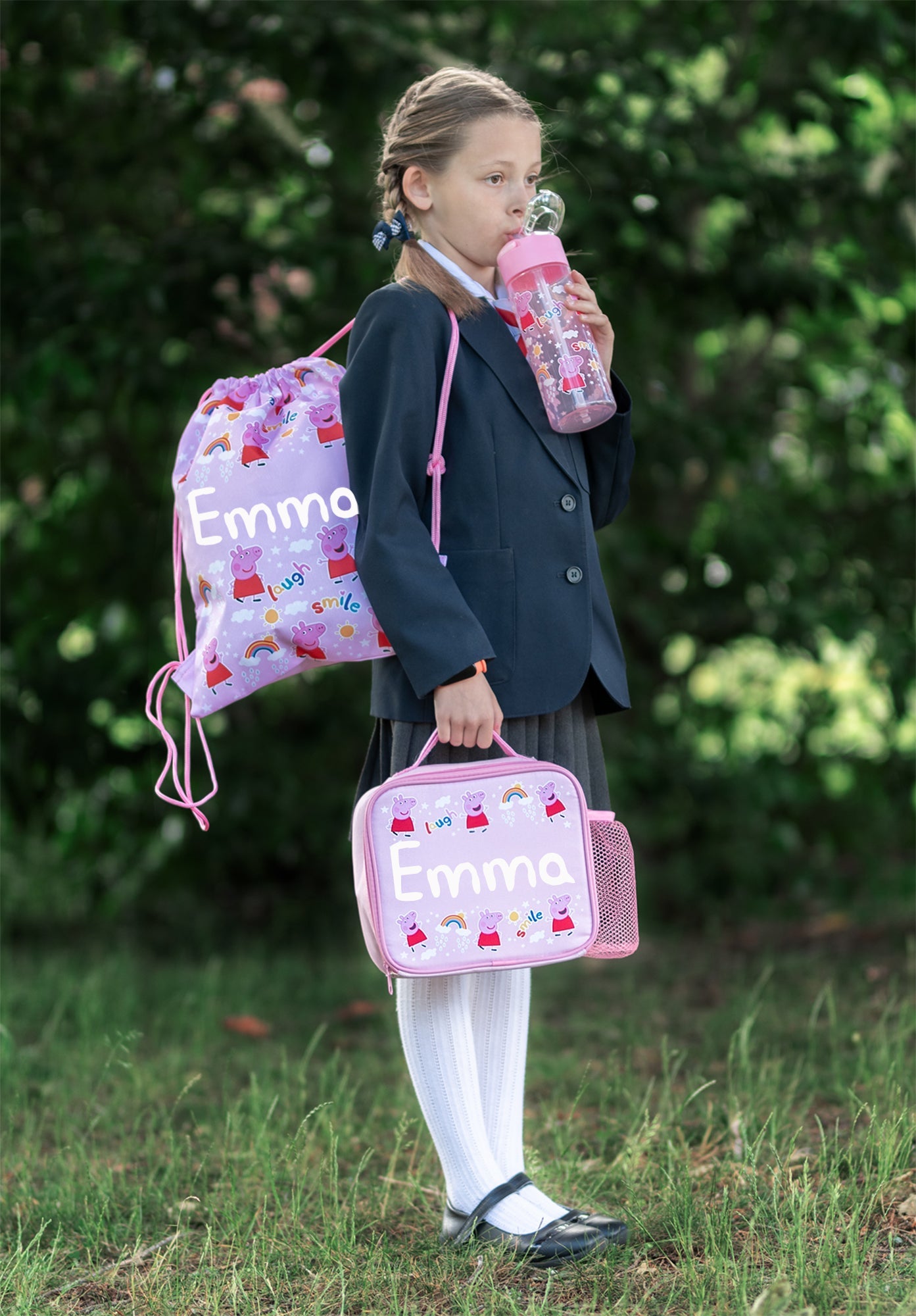 Official Peppa Pig Sac à cordon | enfant PE Sac