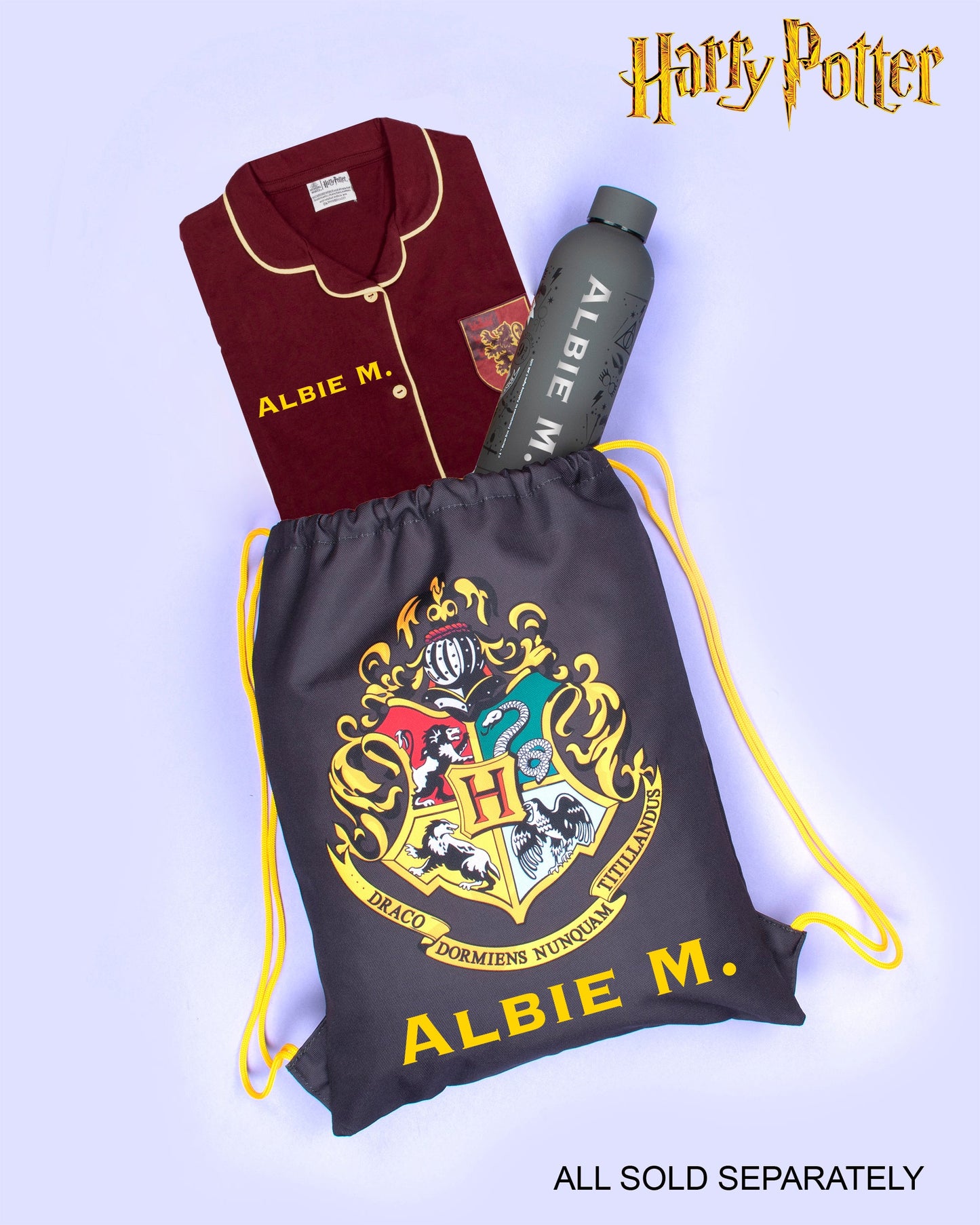 Pyjama – Harry Potter with Buttons – Burgundy