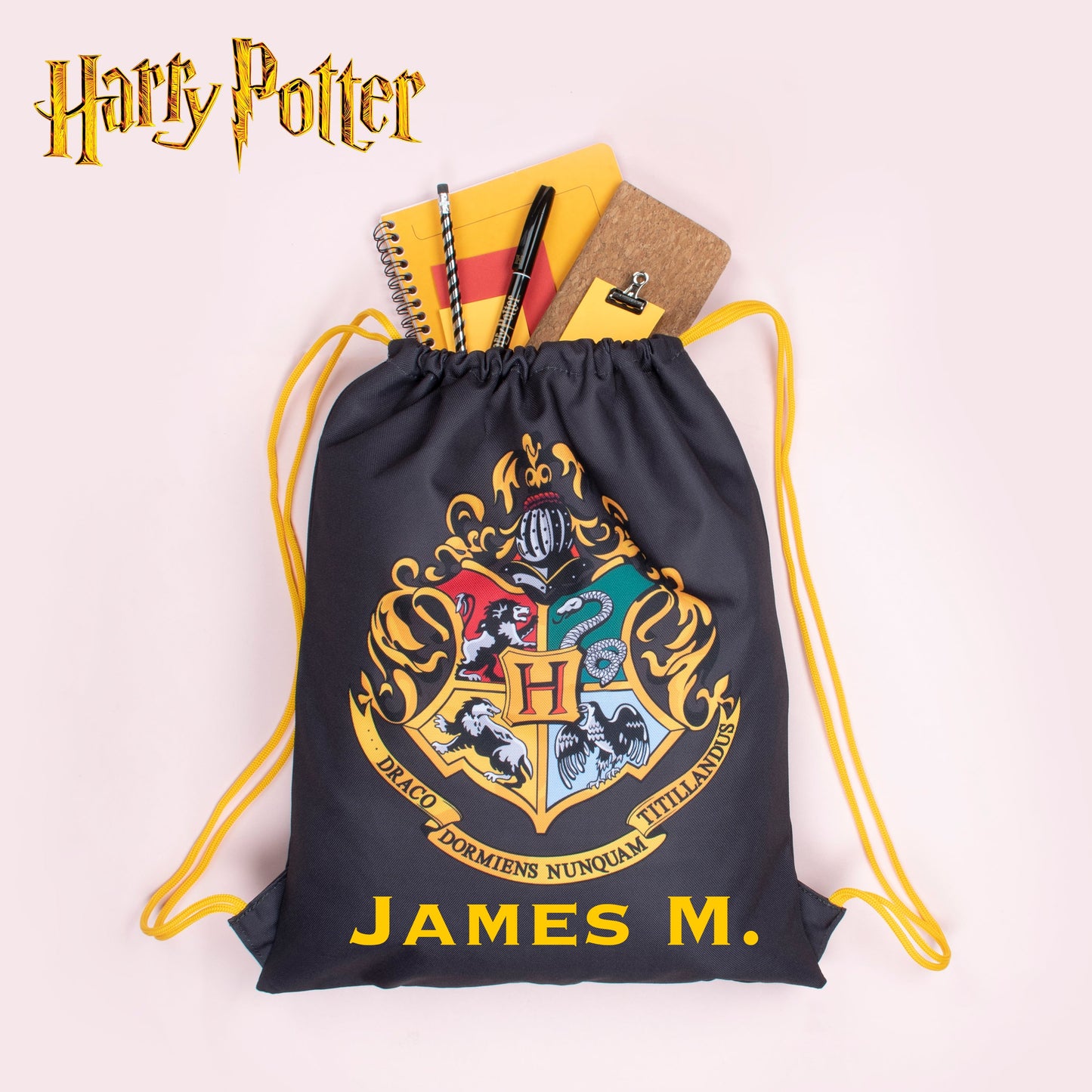 Harry Potter noir Sac à cordon for enfant