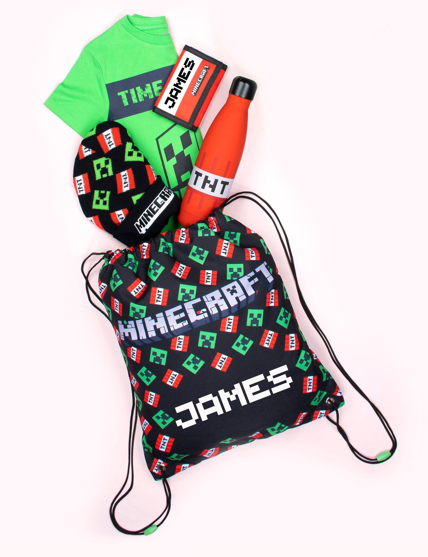 Minecraft enfant Portefeuille – rouge