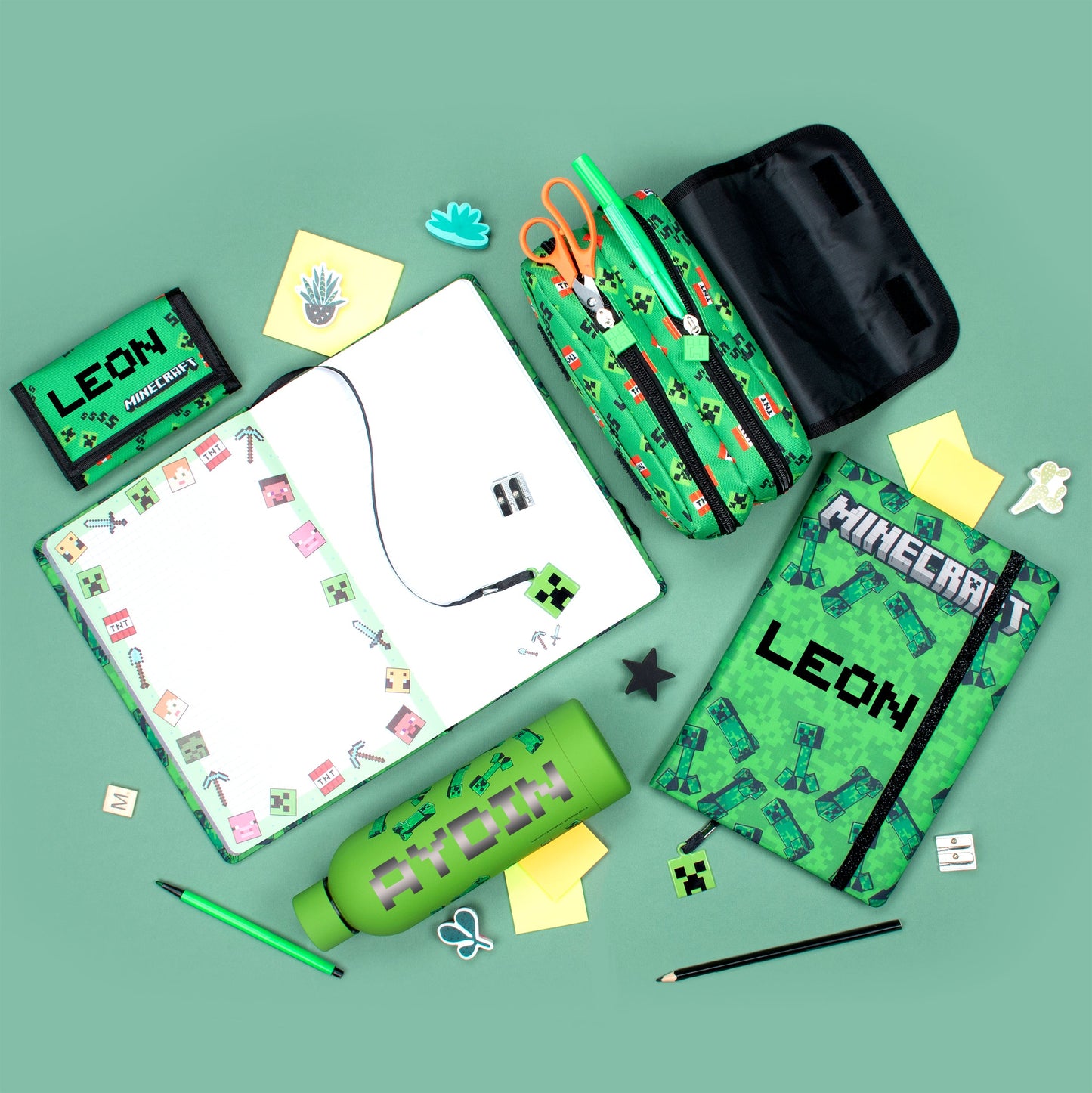 Minecraft Carnet – vert