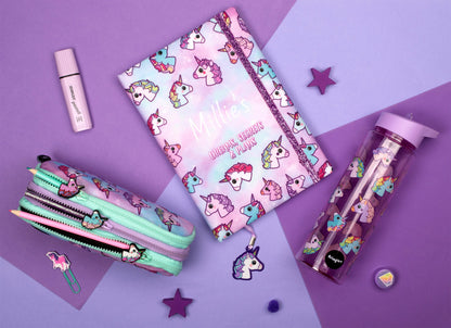 Carnet – pastel licornes