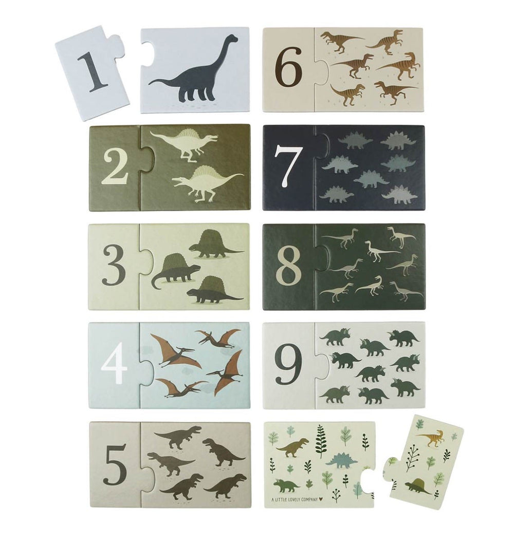 Puzzle à compter - Dinosaures