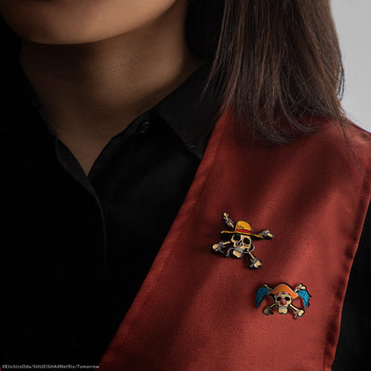 ピンズ2個セット ルフィ＆バギー