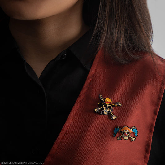 ピンズ2個セット ルフィ＆バギー