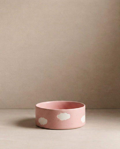 Pink Cloud Pet Bowl 14cm 2 Piece Set