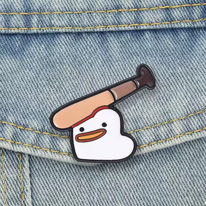 Pin’s Canard Blanc Baseball