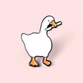 Pin Canard Blanc Couteau