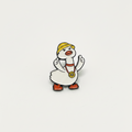Pin turístico de pato blanco