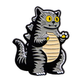 Pin de gato Catzilla