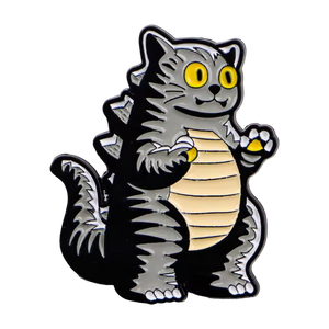 Pin de gato Catzilla