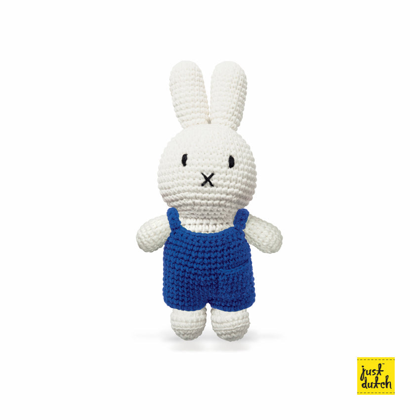 Miffy la Coneja de Peluche de Ganchillo - Overol Clásico