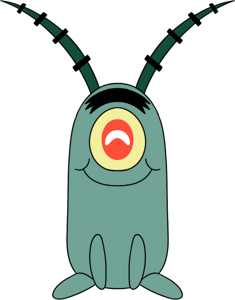 Plankton Sit Plush (9in)