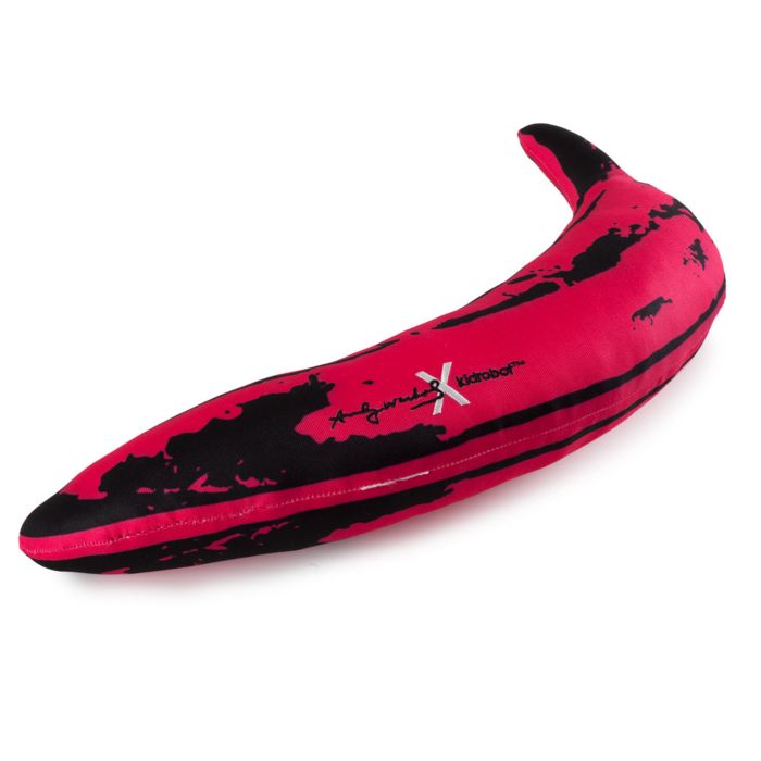 Peluche banana rosa di Andy Wharol