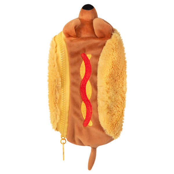 Squishable Dachshund Hot Dog Plush Pouch