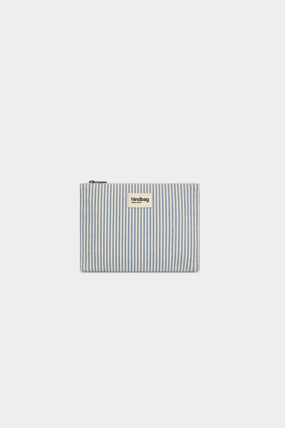Pochette Ema Rayures bleu