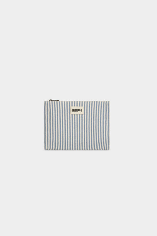 Pochette Ema Rayures bleu