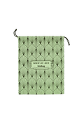 Reusable matcha green gift pouch