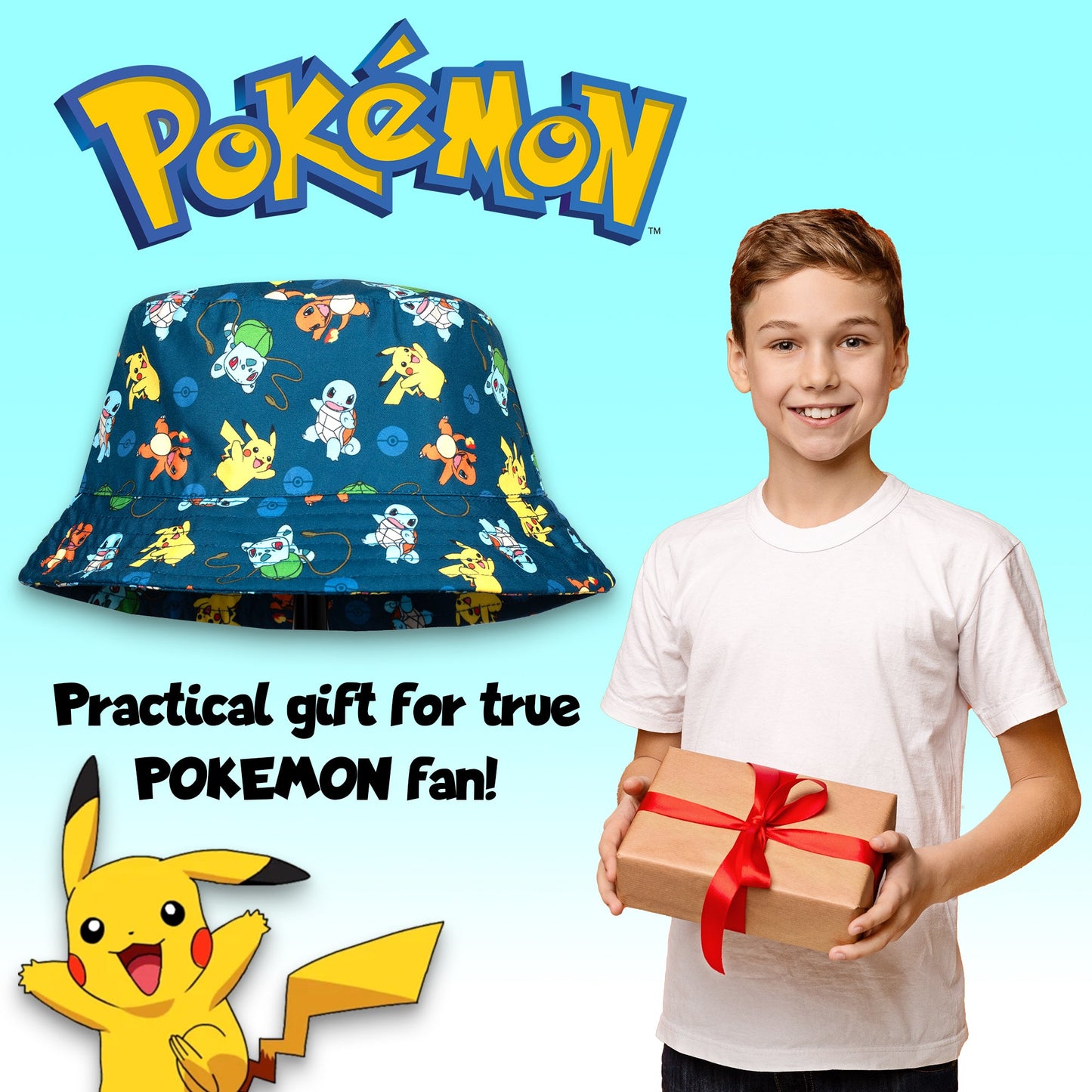 Casquette enfant – Pokemon Bucket Hat