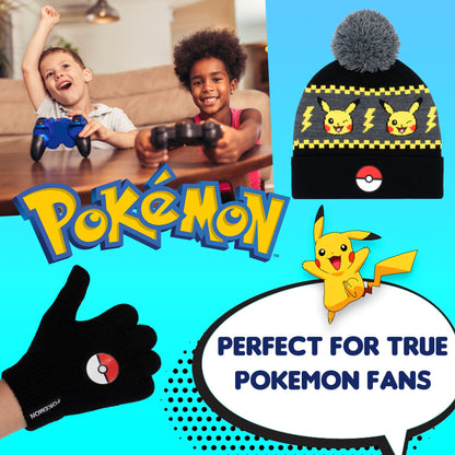 Ensemble bonnet et gants – Pikachu set