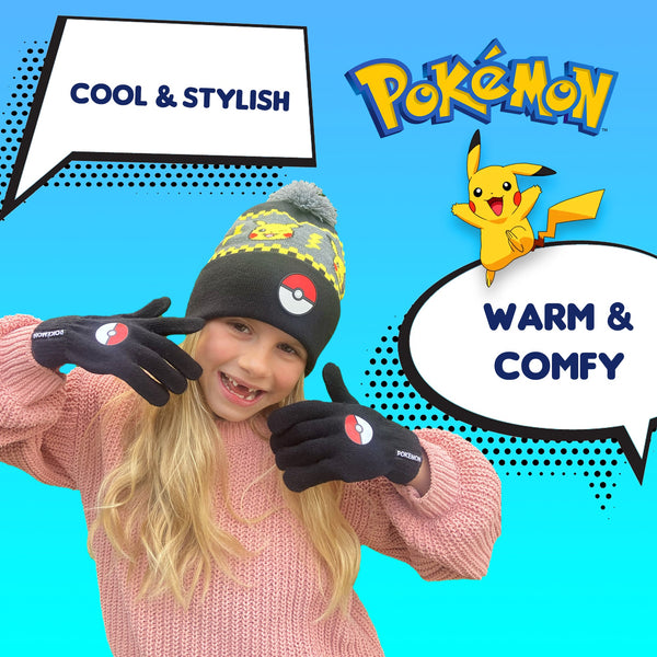 Ensemble bonnet et gants – Pikachu set