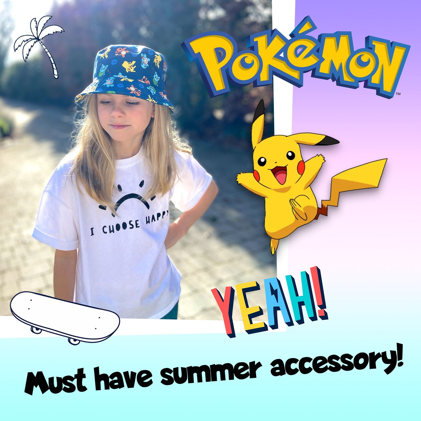 Casquette enfant – Pokemon Bucket Hat