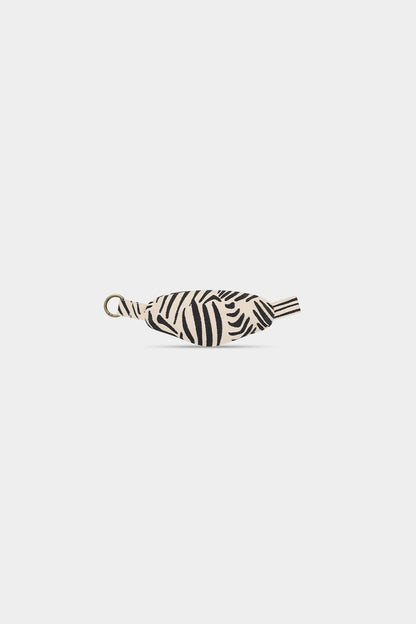Porte-clés banane Côme Zèbre écru