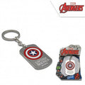 Keyring Plaque Captain America 3D