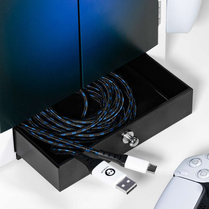 PS5をイメージしたゲームロッカー - 青と白