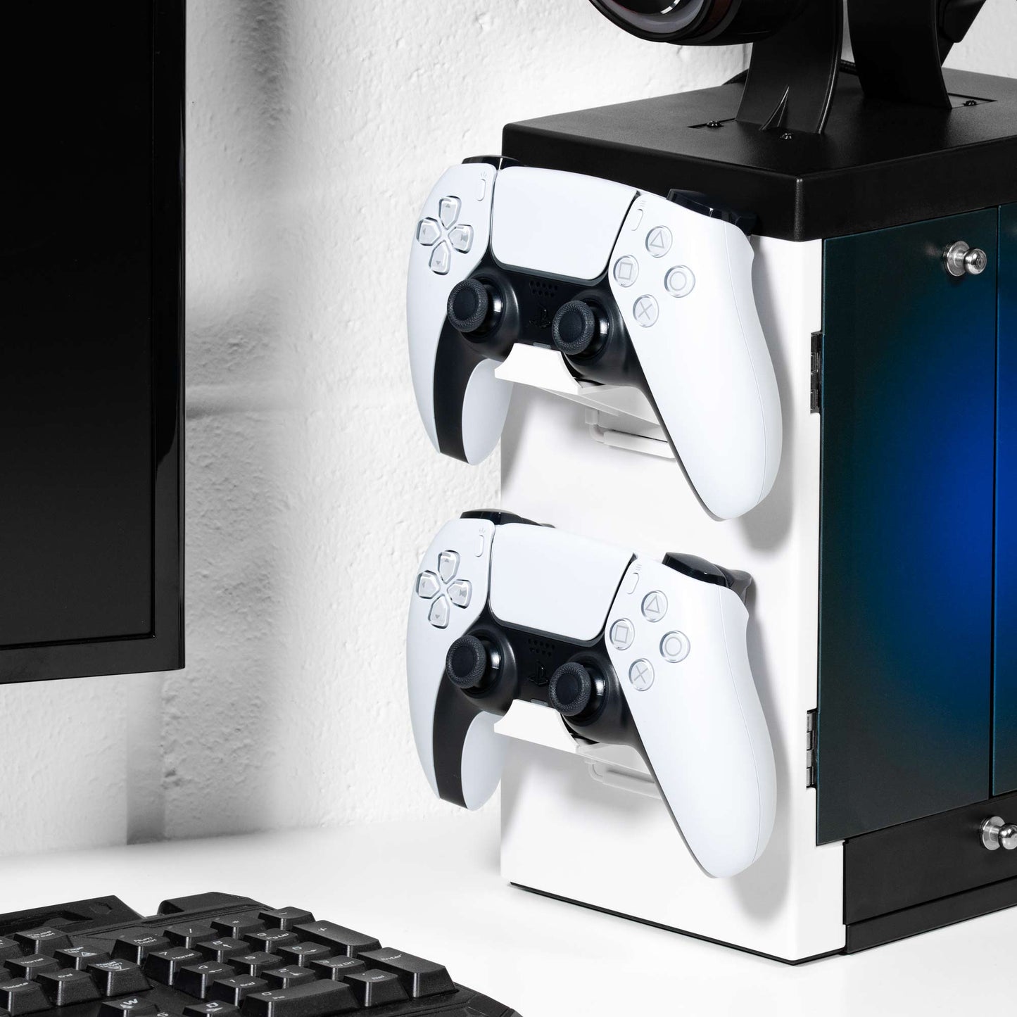PS5をイメージしたゲームロッカー - 青と白