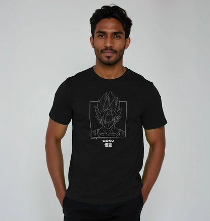 T-shirt adulte Dragon Ball Z portrait Goku
