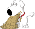 Puking Brian Figure