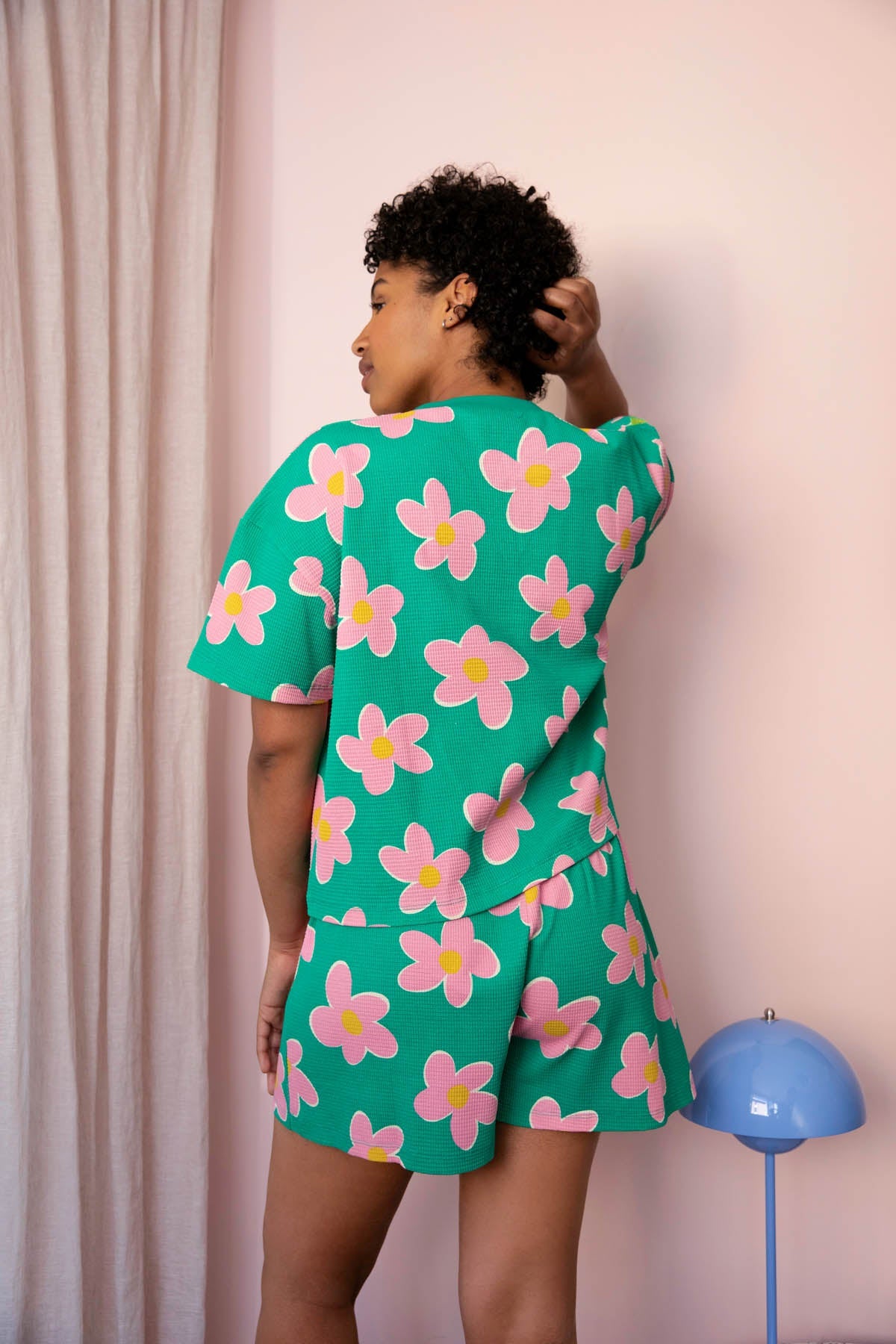 Pyjama gaufré Big Flowers - Hindbag x WAJ