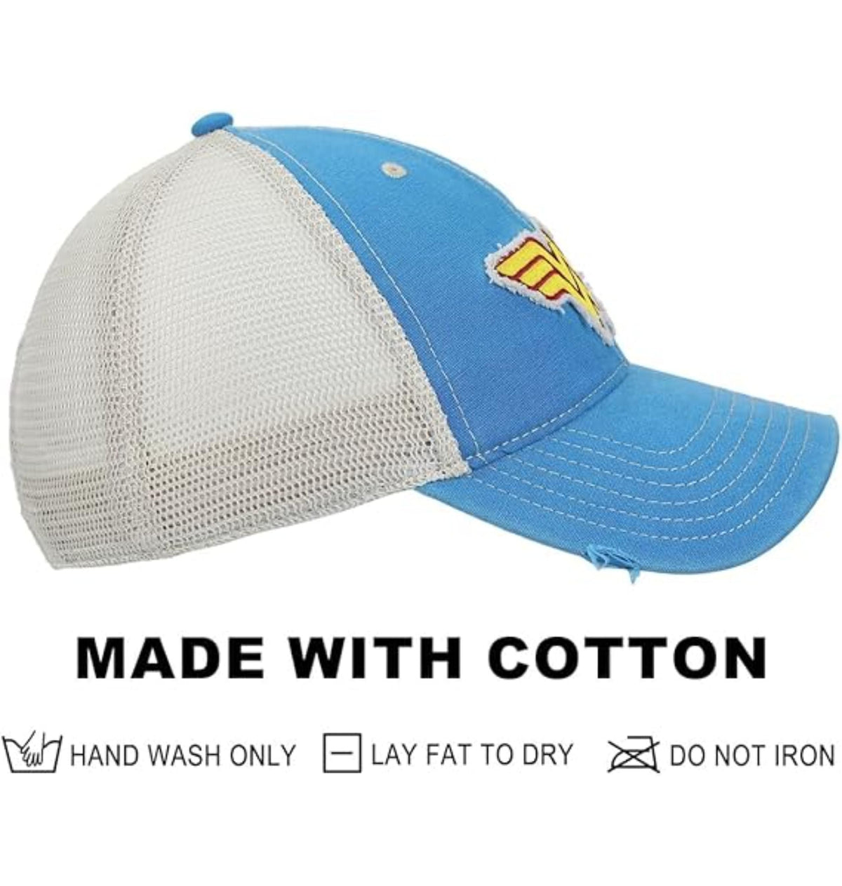 Casquette trucker Wonder Woman avec patch