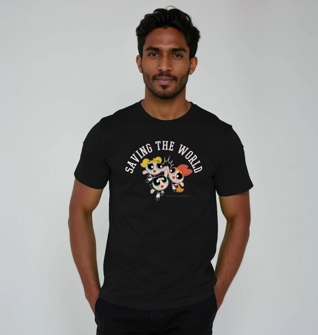T-shirt adulte Powerpuff Girls Saving the World
