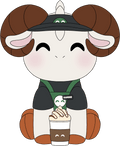 Peluche Rammie Barista - 30 cm