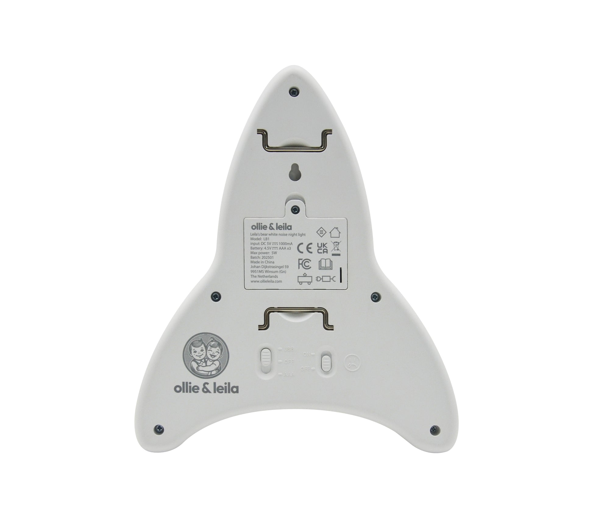 veilleuse bruits blancs fusee ollie leila