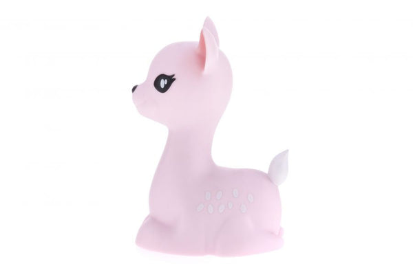 Pink suede night light