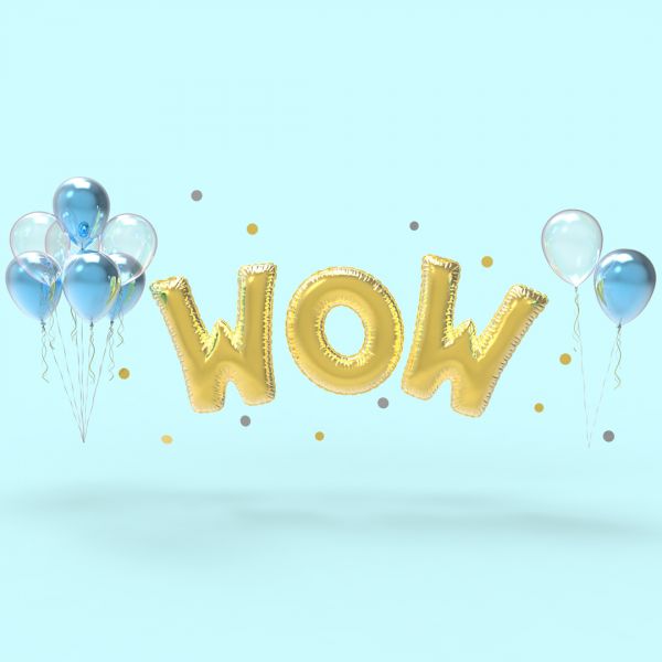 Alphabet Ballon Gonflable キーホルダー