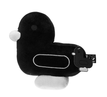 Cojín de pato negro