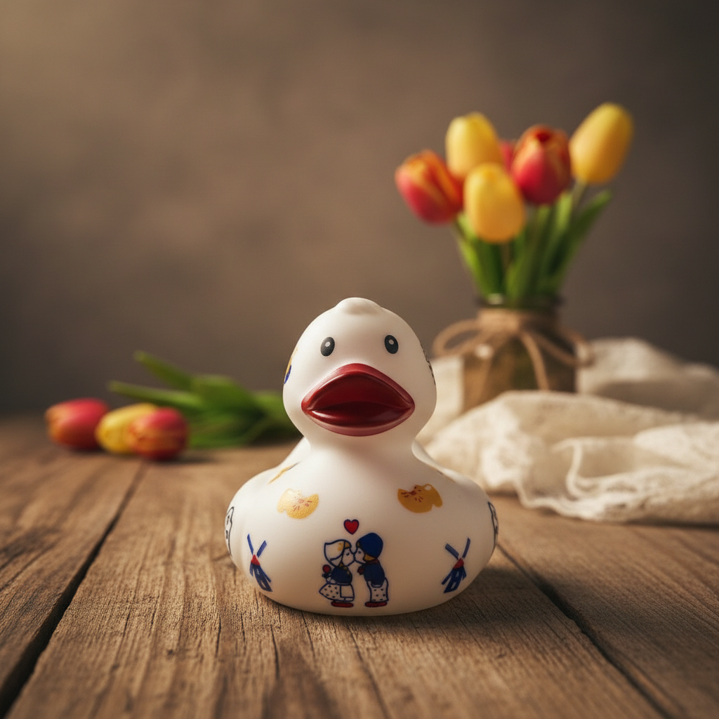 Pato holandés - Pareja besándose