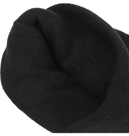 Bonnet noir Hello Kitty avec logo