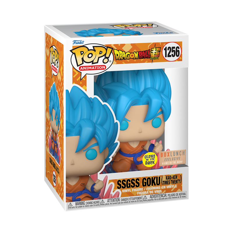 Pop! Super Saiyan Goku (Kaio-Ken Times Twenty) (GLOW) - PRE-ORDER*