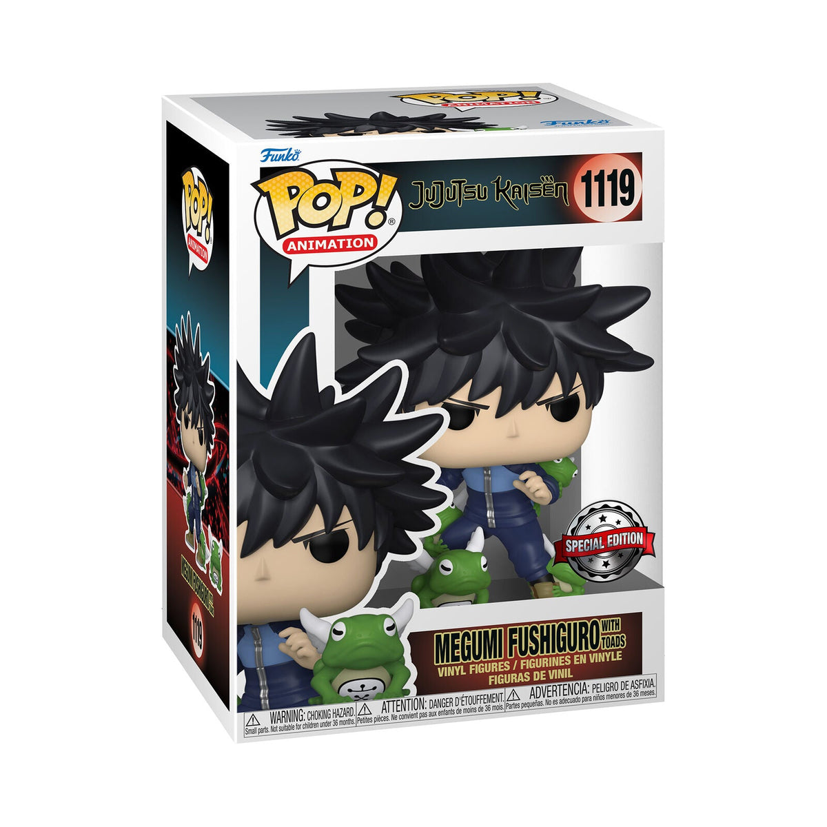 Pop! & Buddy Megumi Fushiguro avec Toads (SE)