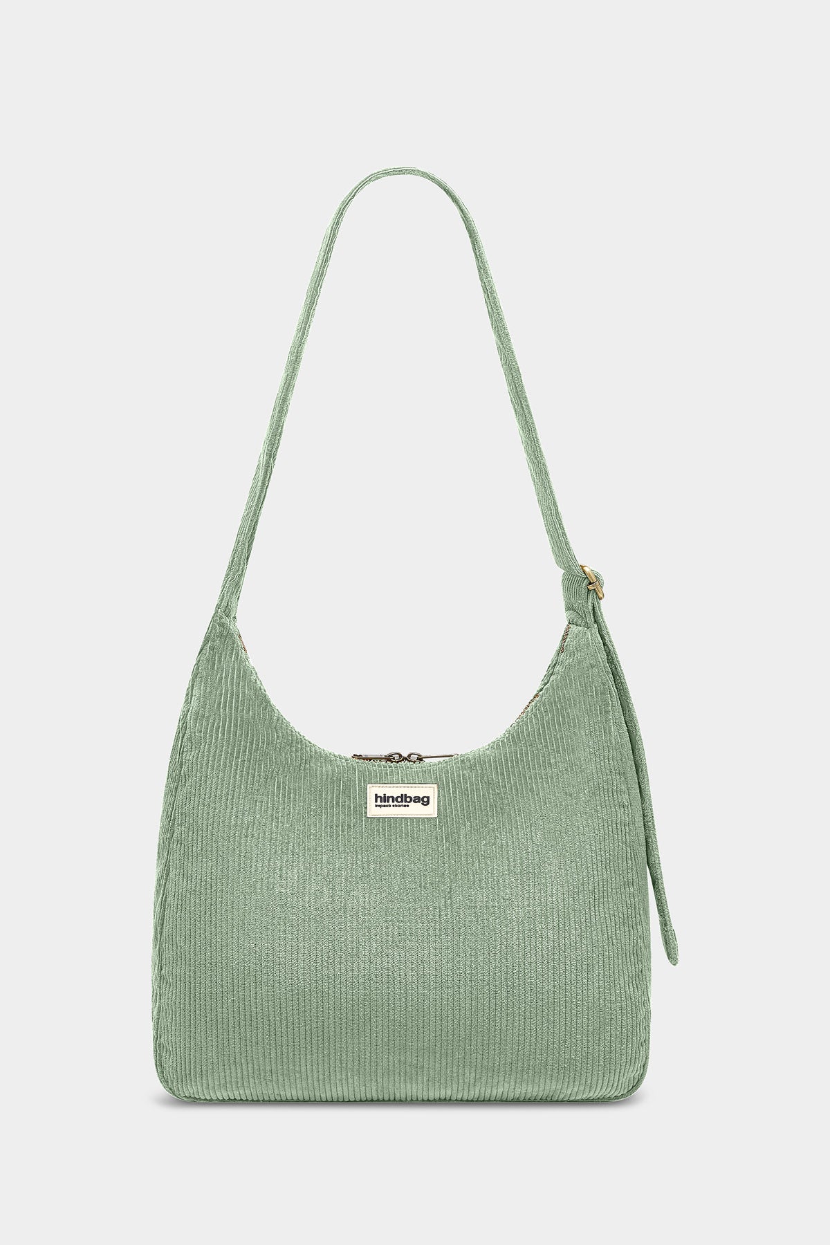 Sac hobo Claire Velours Vert d'eau