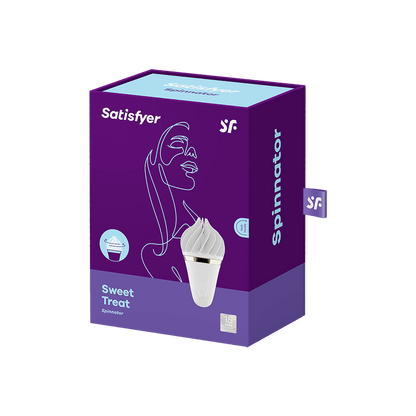 Satisfyer Sweet Treat Spinnator blanc – emballage d'origine
